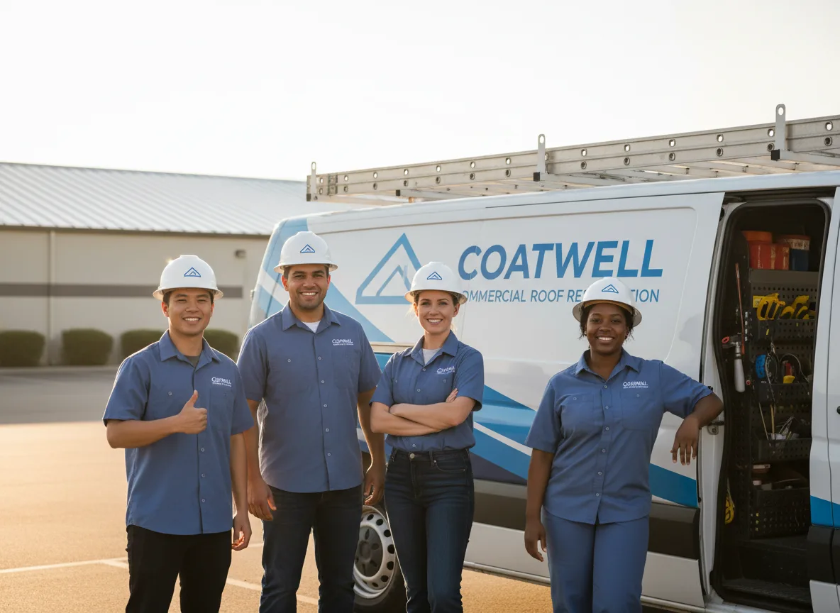 Commercial roof coating company in Felton, PA